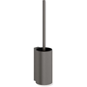 Hewi System 162 WC brush set 162.20.10060SC powder-coated, dark grey, deep matt pearl mica, wall mounting, d= 89mm