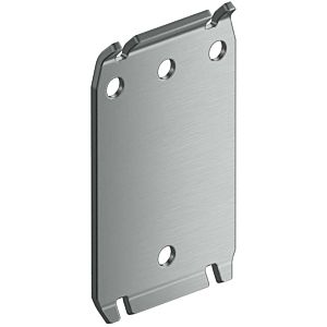 Hewi 802 LifeSystem mounting plate 802.50.001XA 102 x 176 x 13 mm, Stainless Steel matt finish