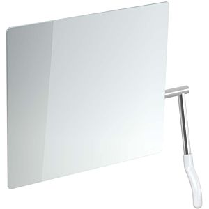miroir inclinable Hewi 802.01.100R98 725x741x73mm, levier à droite, blanc signal