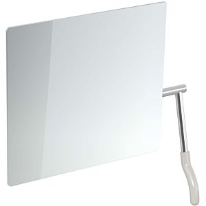 miroir inclinable Hewi 802.01.100L97 725x741x73mm, levier gauche, gris clair