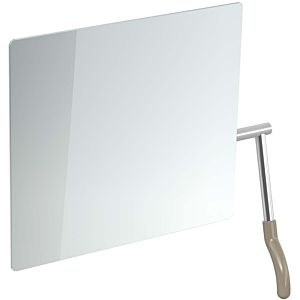 Hewi tilting mirror 802.01.100R86 725x741x73mm, lever on the right, sand