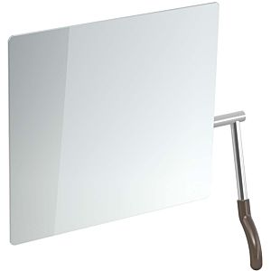 Hewi tilting mirror 802.01.100L84 725x741x73mm, lever left, umbra