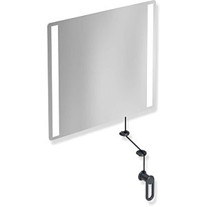 Hewi 801 miroir lumineux inclinable LED 801.01.40092 600x540x6mm, gris anthracite