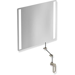 Hewi 801 miroir lumineux inclinable LED 801.01.40086 600x540x6mm, sable