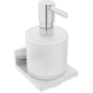 Hewi System 900 Q soap dispenser 900Q06.00040 chrome, with metal holder