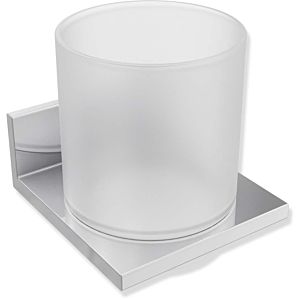 Hewi System 900 Q glass cup 900Q04.00040 chrome, with metal holder