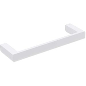 Hewi System 900 Q towel rail 900Q30.00060DX powder-coated white deep matt, made of stainless steel, 250x20x70mm