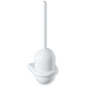 Hewi 477 active + toilet brush set 477.20D10098 signal white, antimicrobial, wall mounting