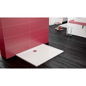 Hoesch Samar shower tray 4456.010 100 x 80 x 2.5 cm, white, ultra-flat