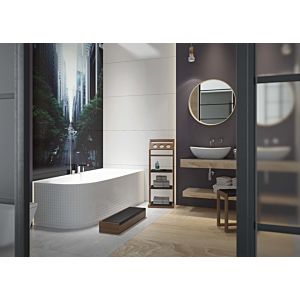 Hoesch iSENSI Eck-Badewanne 3842.010 190 x 90 cm, 235 l, rechte Ausführung, weiß