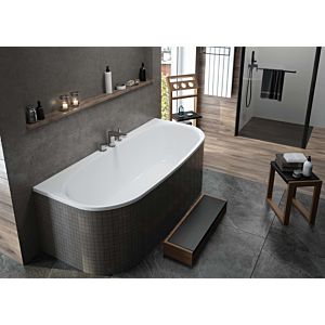 Hoesch iSENSI pre-wall bath 3816.010 170x75cm, white, 144 l