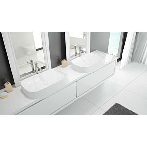 Hoesch Lasenia washbasin 4520.010 50 x 30 cm, without tap hole and overflow, white