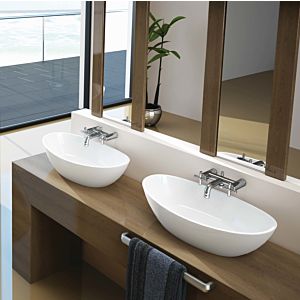 Hoesch Namur washbasin 4410.013 50 x 30 cm, without tap hole and overflow, matt white
