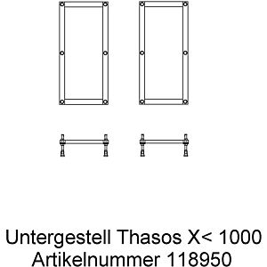 Hoesch Thasos 118950 pour 80x80, 90x75 / 80/90, 100x80 / 90 / 100cm