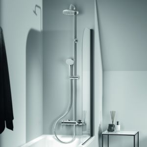 Ideal Standard Cerafine O shower system BC749AA with single lever shower mixer, hand shower, chrome