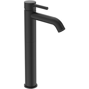 Ideal Standard Ceraline mitigeur lavabo BD137XG Silk Noir, Push-open garniture de vidange , projection de 150 mm