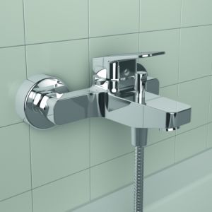 Ideal Standard CeraPlan bath mixer BD256AA exposed, chrome-plated