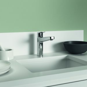 Ideal Standard Ceraplan kitchen tap BD327AA chrome, Blue Start , high spout