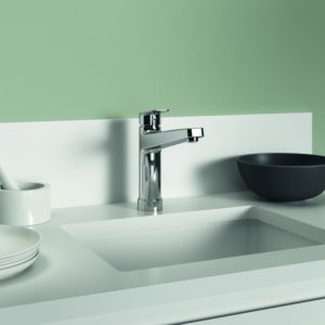Ideal Standard Ceraplan kitchen faucet BD329AA chrome, with shut-off valve
