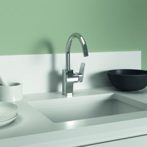 Ideal Standard Ceraplan Kitchen faucet BD335AA low pressure, chrome, with pipe spout