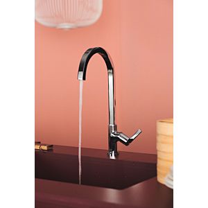 Ideal Standard Gusto kitchen tap BD411AA chrome, with high square pipe spout