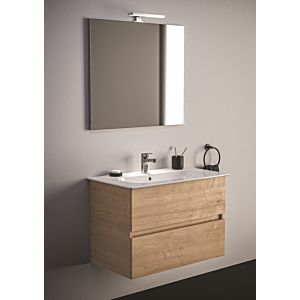 Ideal Standard Eurovit Plus ensemble de meubles lavabo R0574Y8 avec meuble bas, chêne Hamilton, 80 cm