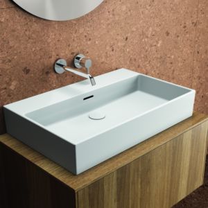 Ideal Standard Extra washbasin T3896MA without tap hole, with overflow, ground, 700 x 450 x 150 mm, white Ideal Plus