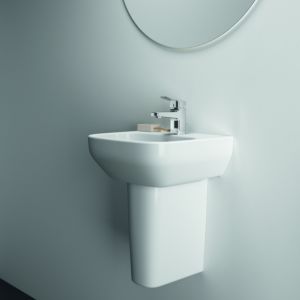 Ideal Standard i.life A lave-mains T4514MA 40x36x18cm, avec trou pour robinet et trop-plein, blanc Plus