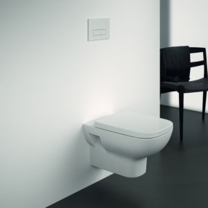 Ideal Standard i.life A WC compact T452301 sans rebord, 35,5 x 54 x 33,5 cm, blanc