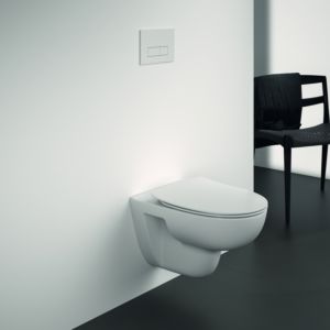 Ideal Standard i.life A WC mural à fond creux T467001 sans rebord de chasse, 35,5x54x40cm, blanc