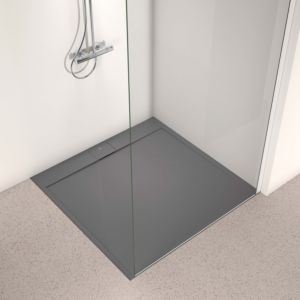 Receveur de douche Ideal Standard Ultra Flat S i.life T5242FS 120 x 120 x 3,2 cm, gris quartz, carré