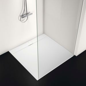 Receveur de douche Ideal Standard Ultra Flat S i.life T5242FR 120 x 120 x 3,2 cm, blanc carrare, carré