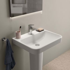Ideal Standard i.life B lavabo T533901 sans trou pour robinetterie, sans trop-plein, 60 x 48 x 18 cm, blanc