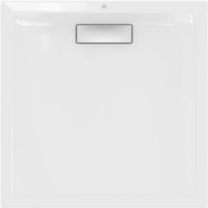 Ideal Standard Ultra Flat New square shower tray T446601 waste set with cover, 80 x 80 x 801 cm, white (Alpin)