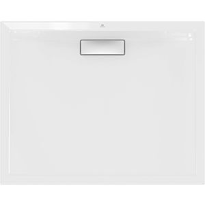 Ideal Standard Ultra Flat New rectangular shower tray T446801 waste set with cover, 100 x 80 x 801 cm, white (Alpin)