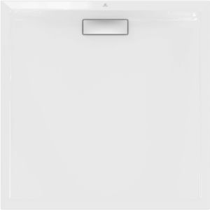 Ideal Standard Ultra Flat New square shower tray T448801 waste set with cover, 100 x 100 x 801 cm, white (Alpin)