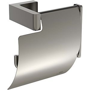 Ideal Standard Conca toilet roll holder T4496GN square, Stainless Steel