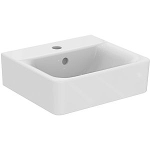 Ideal Standard Handwaschbecken Connect Cube 40 x 36 cm, weiss mit Ideal Plus E7137MA