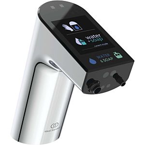 Ideal Standard Intellimix Sensor mitigeur lavabo avec distributeur de savon intégré A7488AA infrarouge, chromé