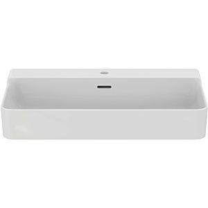 Ideal Standard Conca washbasin T382601 with tap hole and overflow, sanded, 800 x 450 x 165 mm, white