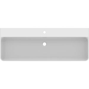 Ideal Standard Conca washbasin T3838MA with tap hole and overflow, sanded, 1200 x 450 x 165 mm, white Ideal Plus