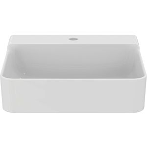 Ideal Standard Conca washbasin T381501 with tap hole, without overflow, ground, 500 x 450 x 145 mm, white
