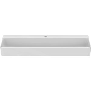 Ideal Standard Conca washbasin T3806MA with tap hole, without overflow, 1200 x 450 x 145 mm, white Ideal Plus