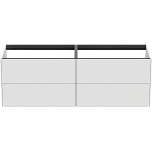Ideal Standard Conca vanity unit T3990Y1 without vanity top, 4 pull-outs, 160x50.5x54 cm, matt white lacquered