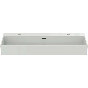 Ideal Standard Extra washbasin T3902MA 100x45x15cm, 2 tap holes, with overflow, white Ideal Plus