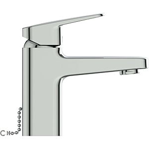 Ideal Standard CeraPlan basin mixer BD210AA projection 103mm, chrome-plated, with chain