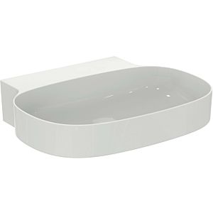 Ideal Standard Linda-X lavabo T499001 sans trou pour robinetterie, sans trop-plein, meulé, 600 x 500 x 135 mm, blanc