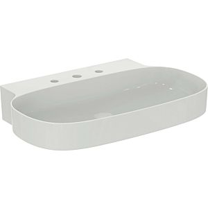 Ideal Standard Linda-X washbasin T4992MA 3 tap holes, without overflow, ground, 750 x 500 x 130 mm, white Ideal Plus