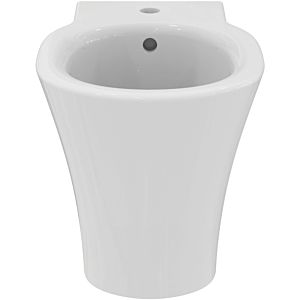 Ideal Standard Connect Air standing bidet E2334MA with tap hole, 36 x 55 x 39.5 cm, white with Ideal Plus