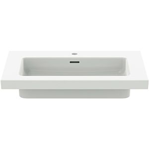 Ideal Standard Extra washbasin T4362V1 2000 hole, with overflow, 810 x 510 x 150 mm, silk white